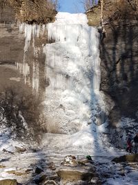 Wasserfall Zillhausen im Winter